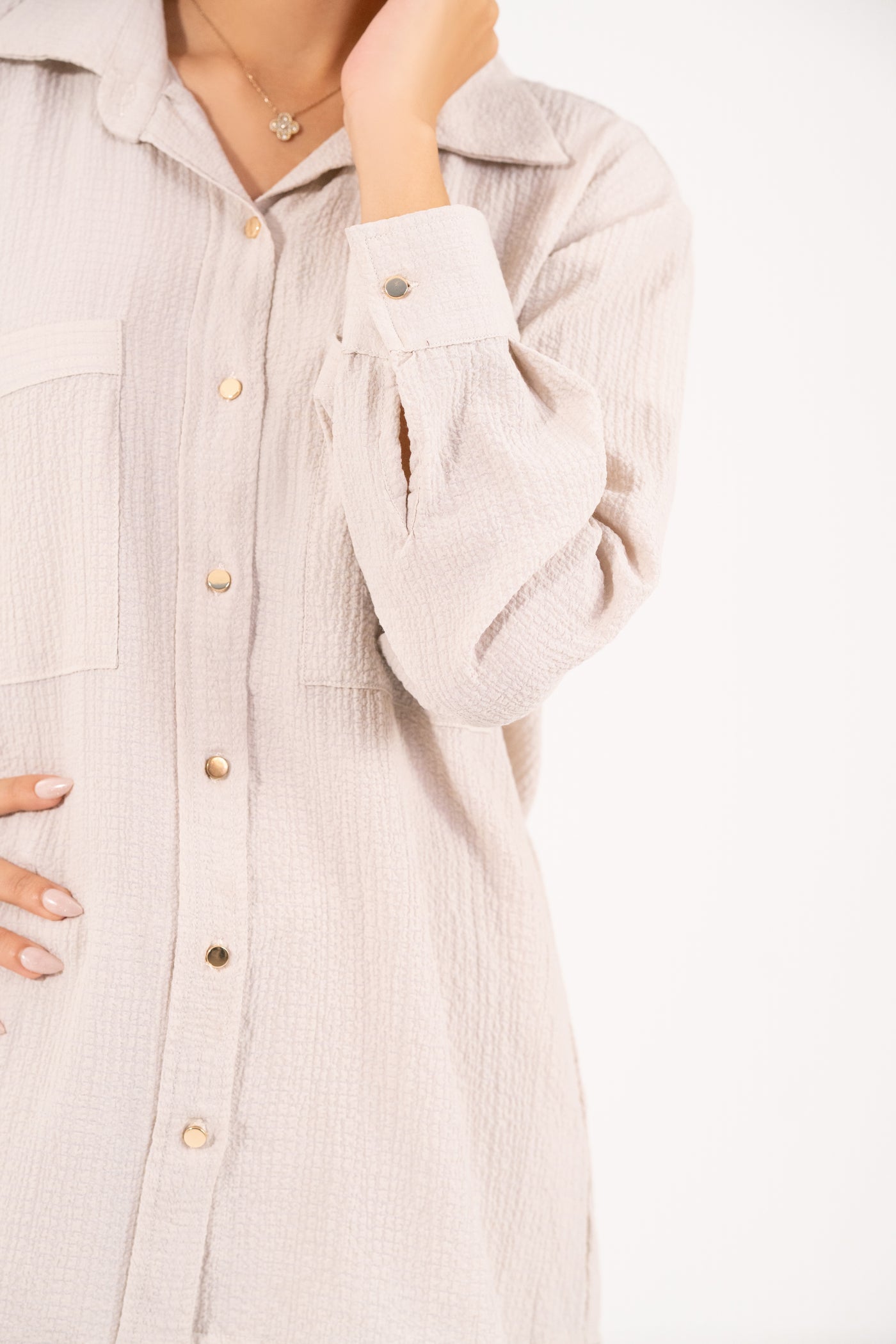 CREAM TEXTURED SET
