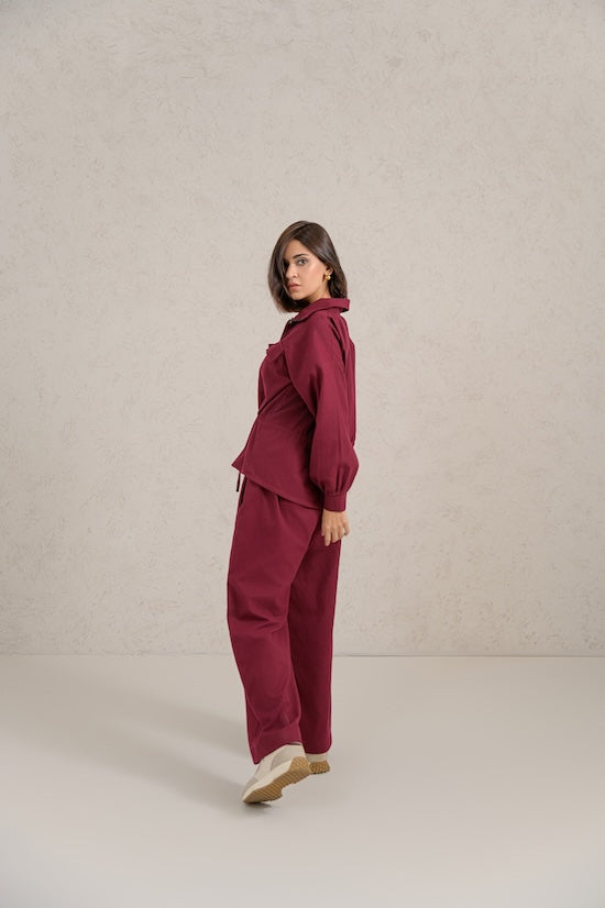 Crimson Drawstring Utility Set