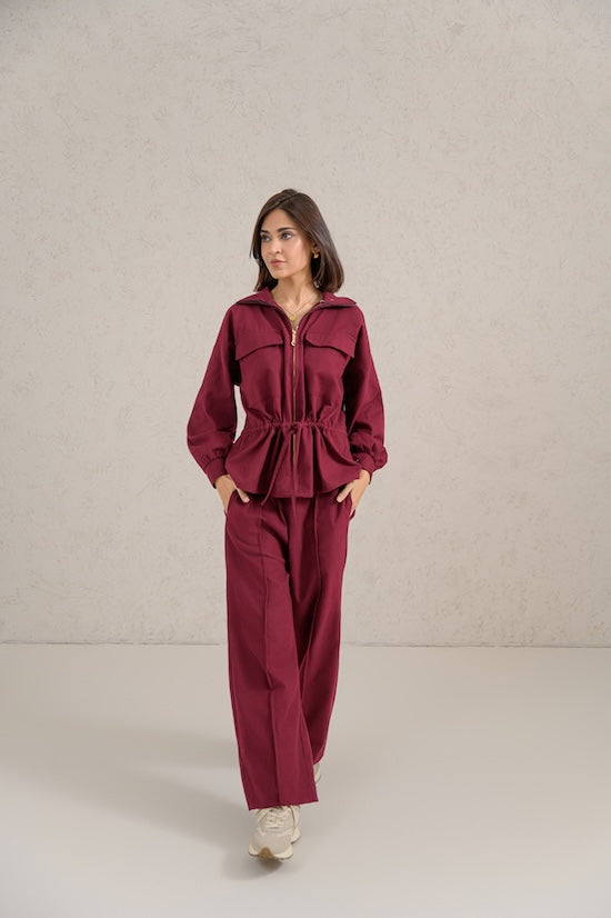 Crimson Drawstring Utility Set