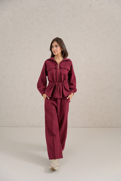 Crimson Drawstring Utility Set